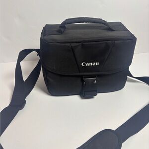 Canon Black Messenger Bag